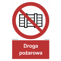 Znak "Droga pożarowa" Signproject