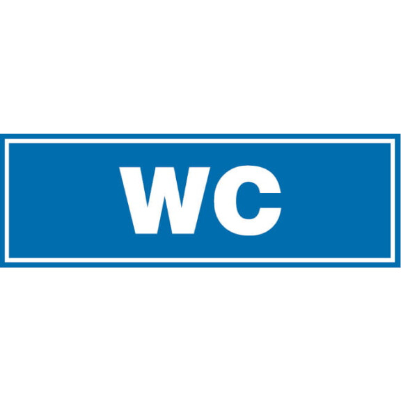 Znak "WC" Signproject