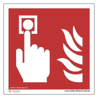 Znak "Alarm przeciwpożarowy/ROP" Signproject
