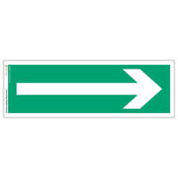 Znak "Kierunek drogi ewakuacyjnej" Signproject