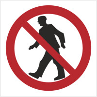 Znak "Zakaz przejścia'' Signproject