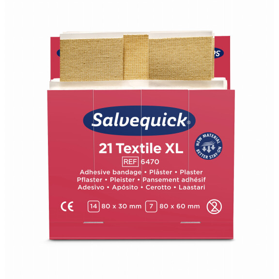 Plastry tekstylne duże Cederroth Salvequick 21szt.