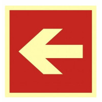 Znak "Kierunek do miejsca sprzętu pożarniczego" Bold