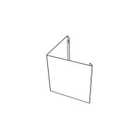 Znak pusty 3D regulowany dościenny Bold