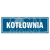 Znak "Kotłownia" Signproject
