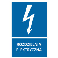 Znak "Rozdzielnia elektryczna" Bold