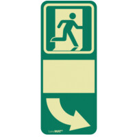 Znak "Znak klamka drzwi do ewakuacji (prawy)" Bold