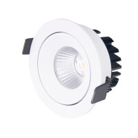 Cyklop H0094 Oprawa Wpustowa Biała Ip65 Maxlight