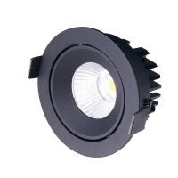 Cyklop H0095 Oprawa Wpustowa Czarna Ip65  Maxlight