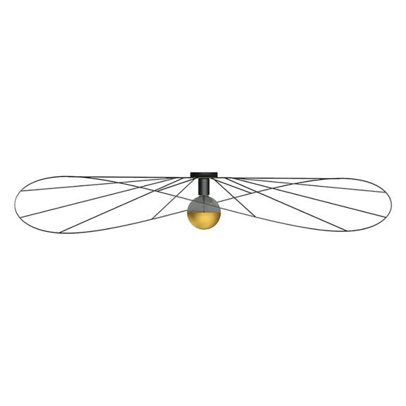 TH.015CZ Kinkiet / Plafon ESKOLA 140 czarny Thoro Lighting - Mega RABATY W KOSZYKU %