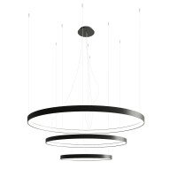 TH.138 Żyrandol RIO 3 55/78/110 czarny LED 3000K Thoro Lighting - Mega RABATY W KOSZYKU %