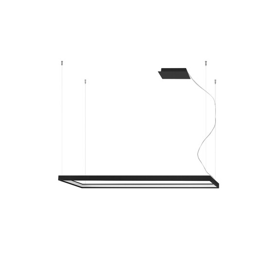 TH.166 Żyrandol TUULA L czarny LED 3000K Thoro Lighting - Mega RABATY W KOSZYKU %