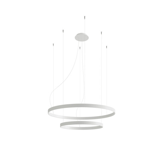 TH.176 Żyrandol RIO 2 55/78 biały LED 3000K Thoro Lighting - Mega RABATY W KOSZYKU %