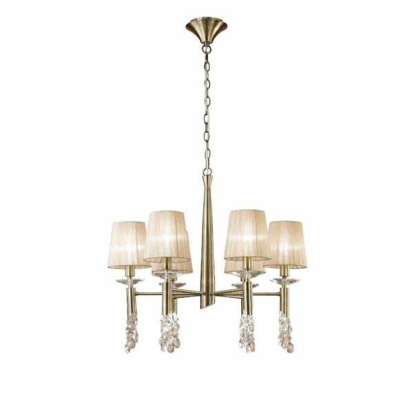 3871 Lampa wisząca MANTRA TIFFANY ANTIQUE BRASS 3871 Mantra - Mega RABATY w koszyku %