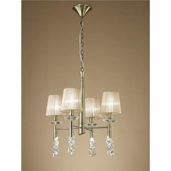 3872 Lampa wisząca MANTRA TIFFANY ANTIQUE BRASS 3872 Mantra - Mega RABATY w koszyku %