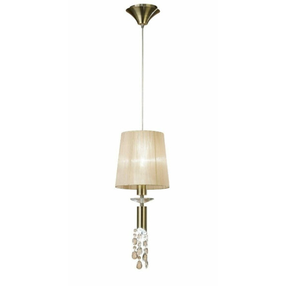 3881 Lampa wisząca MANTRA TIFFANY ANTIQUE BRASS 3881 Mantra - Mega RABATY w koszyku %