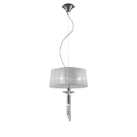 3858 Lampa wisząca MANTRA TIFFANY CHROME 3858 Mantra - Mega RABATY w koszyku %
