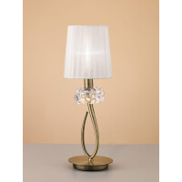 4737 Lampa stołowa MANTRA LOEWE ANTIQUE BRASS 4737 Mantra - Mega RABATY w koszyku %