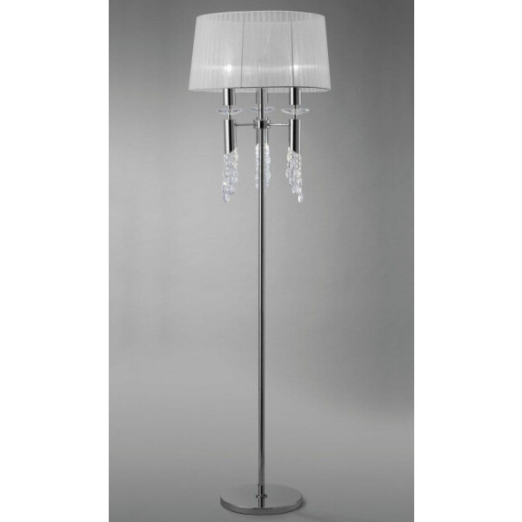 3869 Lampa stojąca MANTRA TIFFANY CHROME 3869 Mantra - Mega RABATY w koszyku %