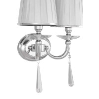 LDW 1200-2 (CHR) LAMPA ŚCIENNA KINKIET CHROMOWANY FABIONE W2 od ręki
