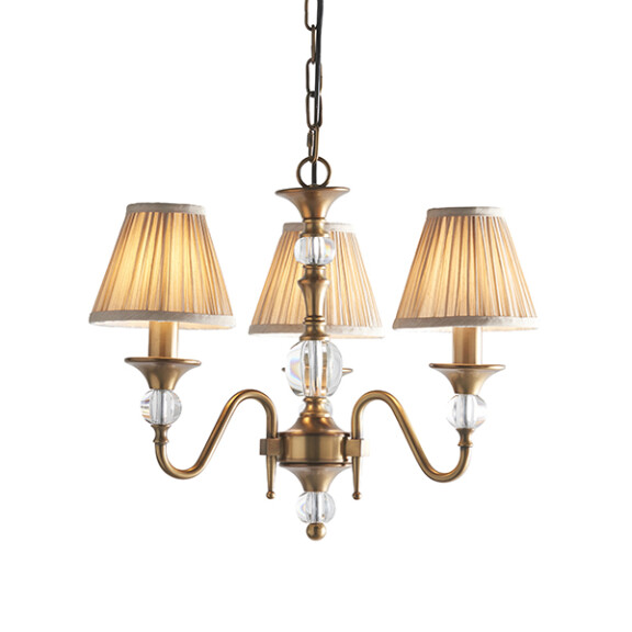 63586 Polina antique brass 3lt lampa wisząca Interiors1900 - MEGA rabaty w koszyku %