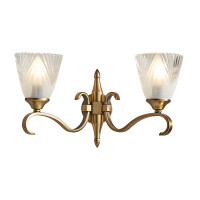 63451 Columbia brass 2lt Kinkiet Interiors1900 - MEGA rabaty w koszyku %