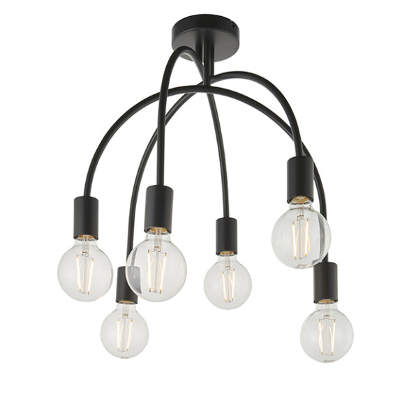 80821 Plafon Studio 6 semi flush Endon - MEGA rabaty w koszyku %