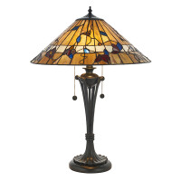 63951 Tiffany Bernwood 2lt lampa stołowa Interiors1900 - MEGA rabaty w koszyku %