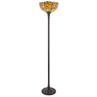 64208 Tiffany Josette 1lt lampa stojąca Interiors1900 - MEGA rabaty w koszyku %
