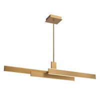 QN-CAMENO-LP-BG Lampa wyspowa Cameno – Szczotkowane złoto Elstead  - Mega RABATY w koszyku %