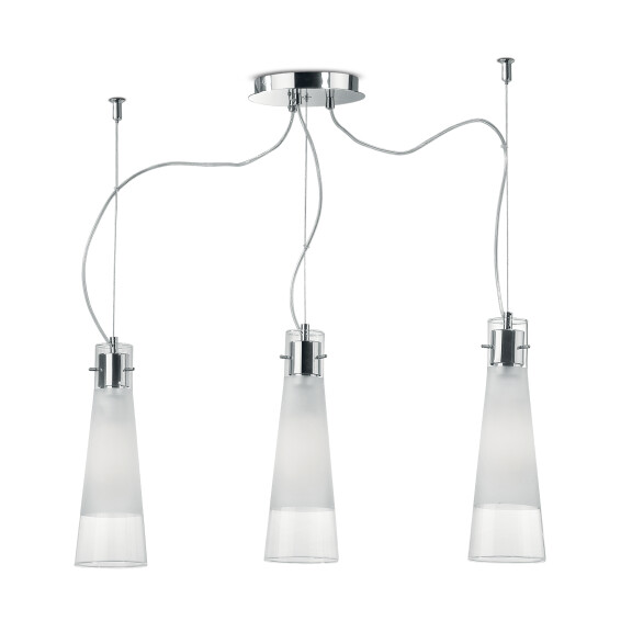 033952 Lampa wisząca kuky sp3 clear Ideal Lux - Mega RABATY w koszyku %