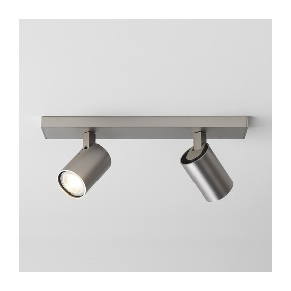 1286036 Reflektor lampa Ascoli Twin Matowy nikiel Astro  - rabaty 13% w koszyku