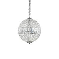 092911 Lampa wisząca luxor sp6 chrome Ideal Lux - Mega RABATY w koszyku %