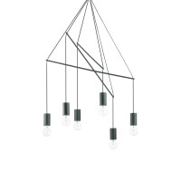 158815 Lampa wisząca pop sp6 black Ideal Lux - Mega RABATY w koszyku %