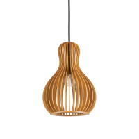 159867 Lampa wisząca citrus-3 sp1 wood Ideal Lux - Mega RABATY w koszyku %