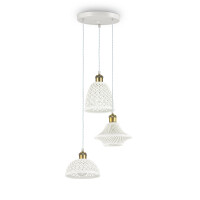 206875 Lampa wisząca lugano sp3 white Ideal Lux - Mega RABATY w koszyku %