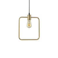 207858 Lampa wisząca abc sp1 square antique brass Ideal Lux - Mega RABATY w koszyku %