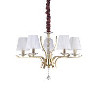 197722 Lampa wisząca pegaso sp5 satin brass Ideal Lux - Mega RABATY w koszyku %