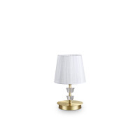 197753 Lampa stołowa pegaso tl1 small satin brass Ideal Lux - Mega RABATY w koszyku %