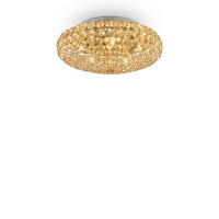 073187 Plafon king pl5 gold Ideal Lux - Mega RABATY w koszyku %