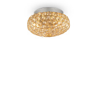075402 Plafon king pl3 gold Ideal Lux - Mega RABATY w koszyku %