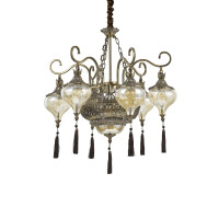 116006 Lampa wisząca harem sp9 antique brass Ideal Lux - Mega RABATY w koszyku %