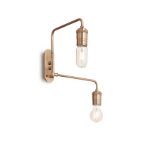 160245 Kinkiet triumph ap2 antique brass Ideal Lux - Mega RABATY w koszyku %