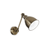 027876 Kinkiet newton ap1 antique brass Ideal Lux - Mega RABATY w koszyku %