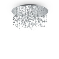 030784 Plafon neve pl15 chrome Ideal Lux - Mega RABATY w koszyku %