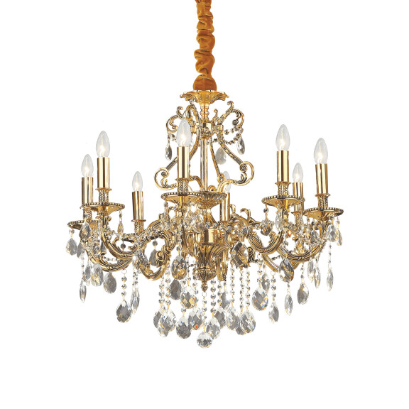 060514 Lampa wisząca gioconda sp8 gold Ideal Lux - Mega RABATY w koszyku %