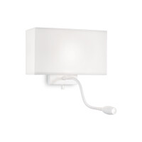 215693 Kinkiet hotel ap2 white Ideal Lux - Mega RABATY w koszyku %