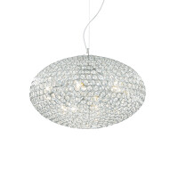 066387 Lampa wisząca orion sp8 chrome Ideal Lux - Mega RABATY w koszyku %