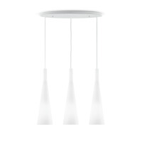 030326 Lampa wisząca milk sp3 white Ideal Lux - Mega RABATY w koszyku %