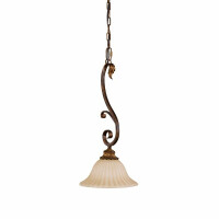 FE-SONOMAVALLEY-P Sonoma Valley 1 Light Mini lampa wisząca Elstead - Mega RABATY w koszyku %